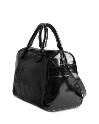 Zadig & Voltaire Sunny Vibe Medium Studded Vintage Patent Leather Shoulder Bag