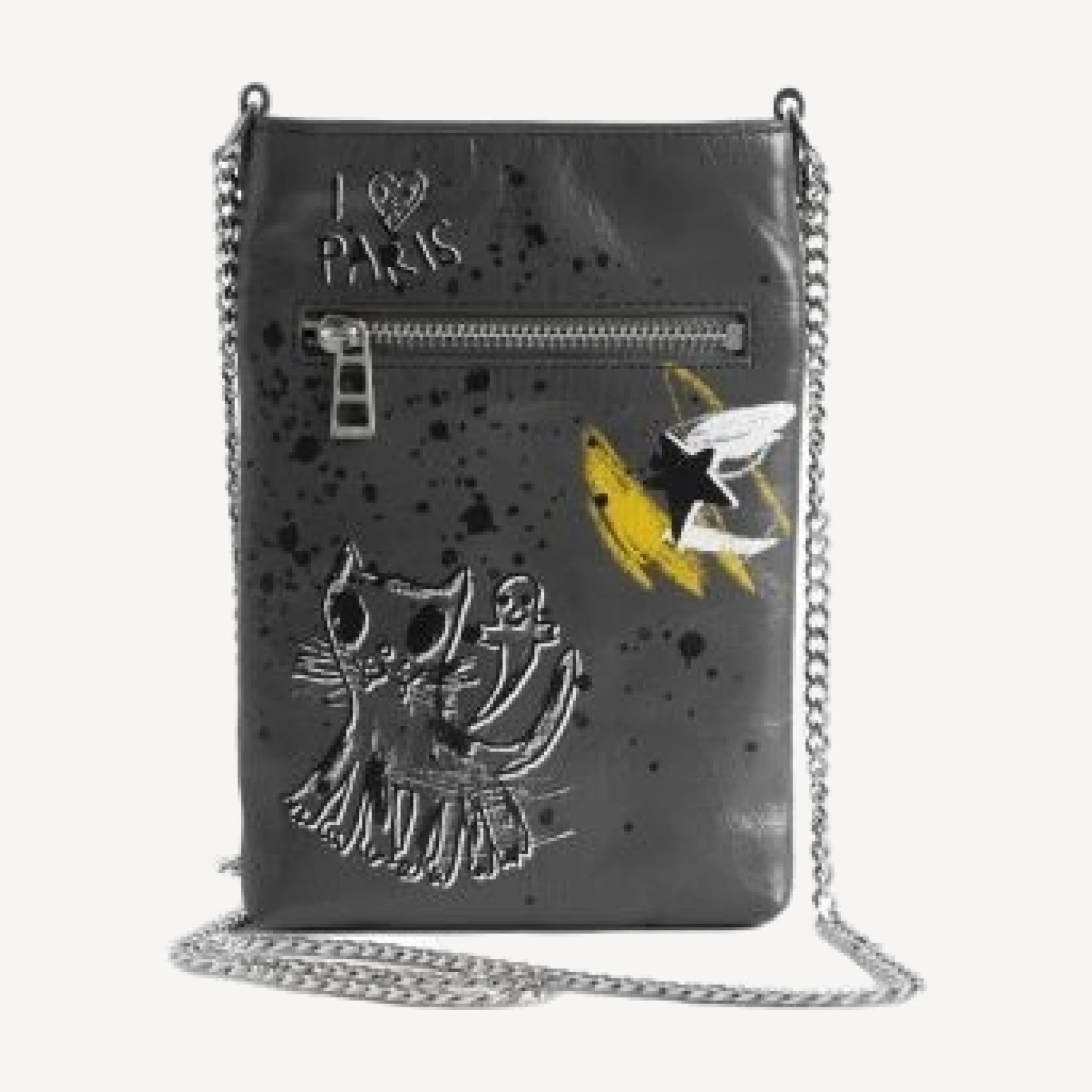 Zadig & Voltaire x Humberto Cruz Rock Leather Phone Pouch