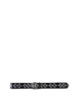 Zadig & Voltaire Women's Starlight Eyelets Leather Belt