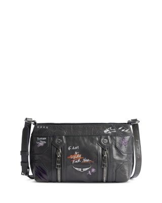 Zadig & Voltaire x Humberto Cruz Sunny Mood Vintage Patent Leather Shoulder Bag