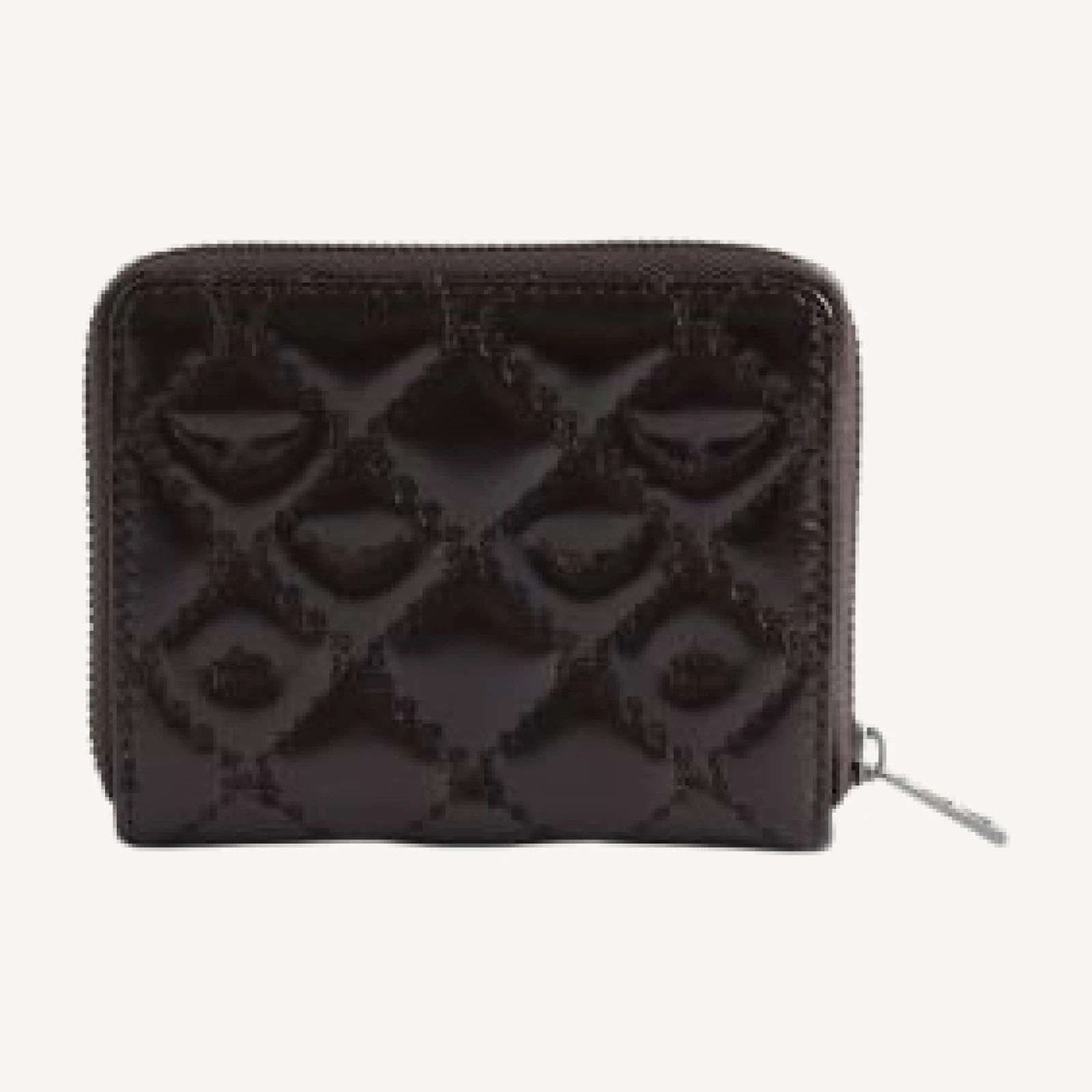 Zadig & Voltaire Mini Zv Vintage Monogram Leather Wallet