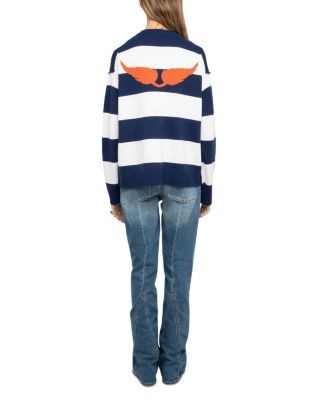 Zadig & Voltaire Mikyz Wool-Blend V Neck Sweater