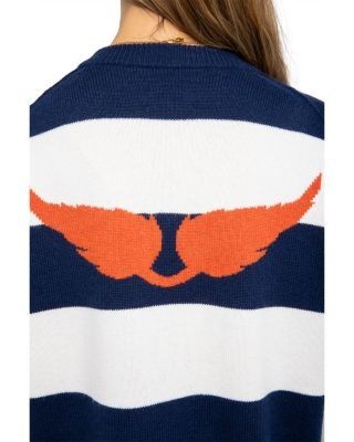 Zadig & Voltaire Mikyz Wool-Blend V Neck Sweater