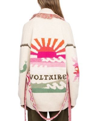 Zadig & Voltaire Alpa Wool Cardigan Coat