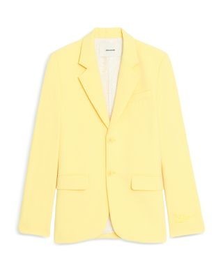 Zadig & Voltaire Vanille Notched Collar Blazer