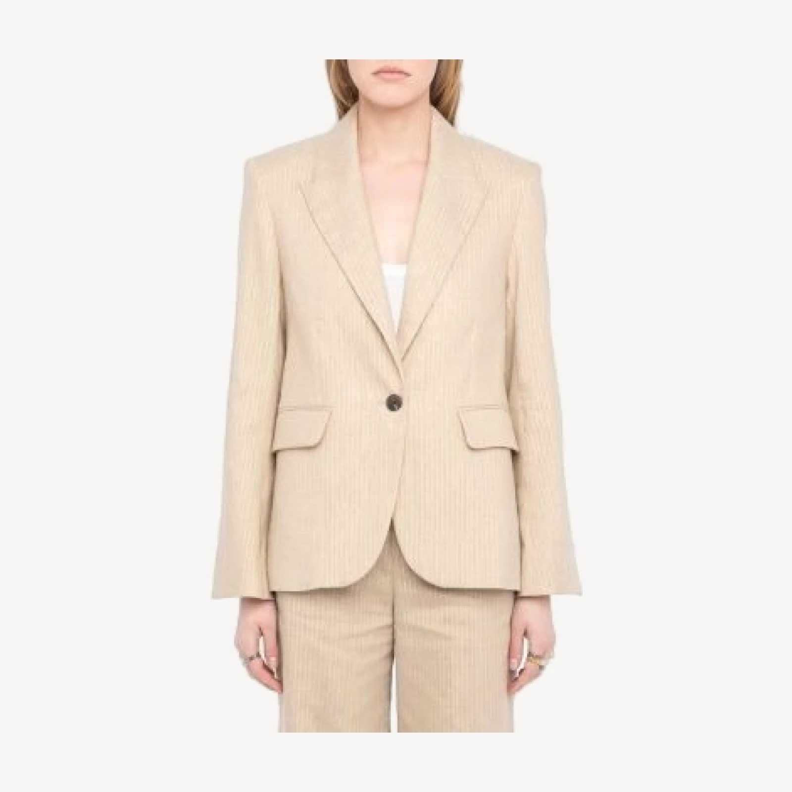 Zadig & Voltaire Vavy Tailleur Pinstripe Blazer