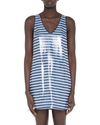 Zadig & Voltaire Rasha Sequin Stripe Dress