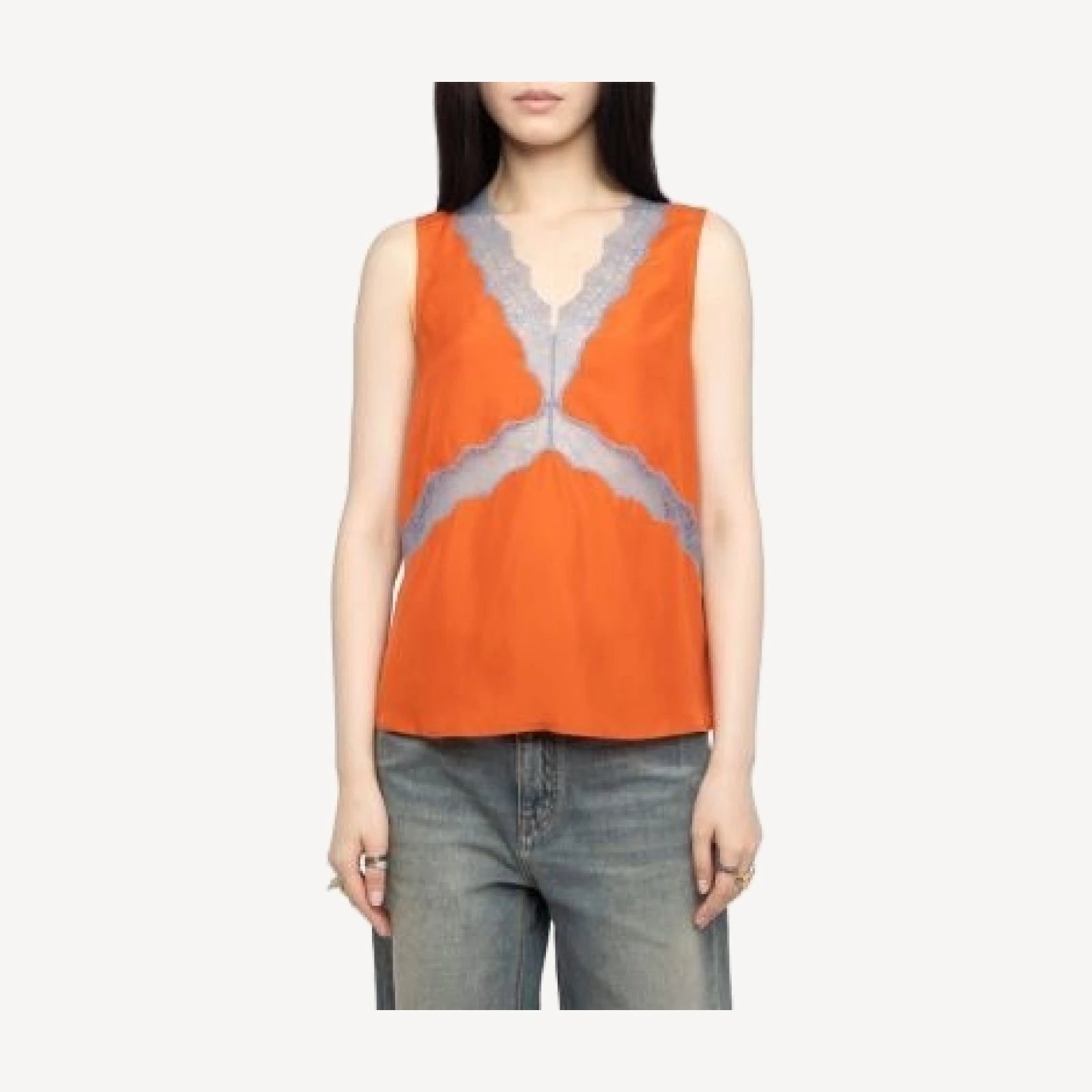 Zadig & Voltaire Tasao Silk Camisole Top