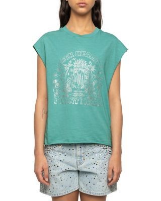 Zadig & Voltaire Cloe Cascade Tank Top