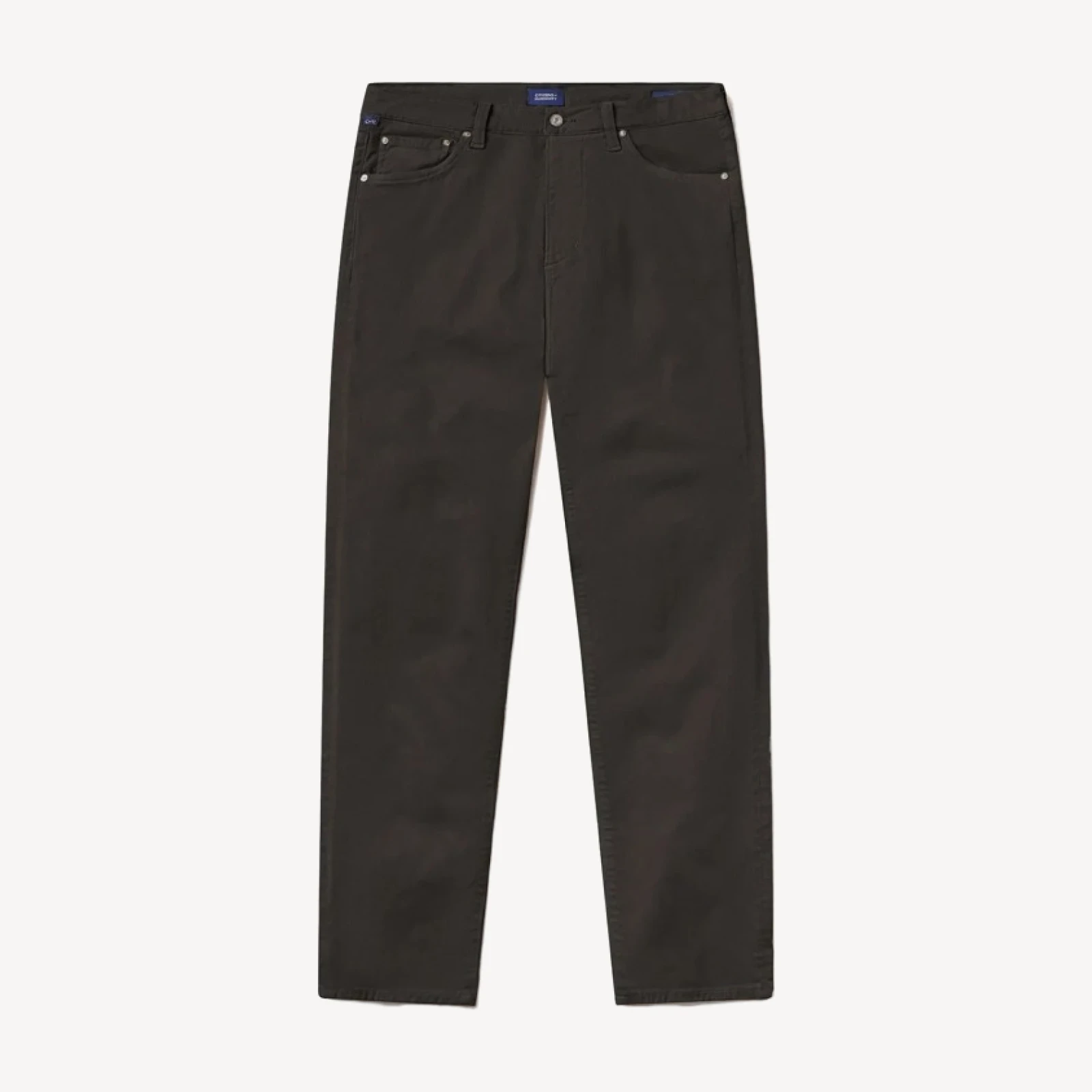 Elijah Straight Cashmere Touch Twill in Forest