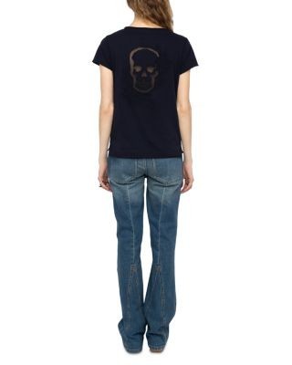 Zadig & Voltaire Fishnet Skull Top
