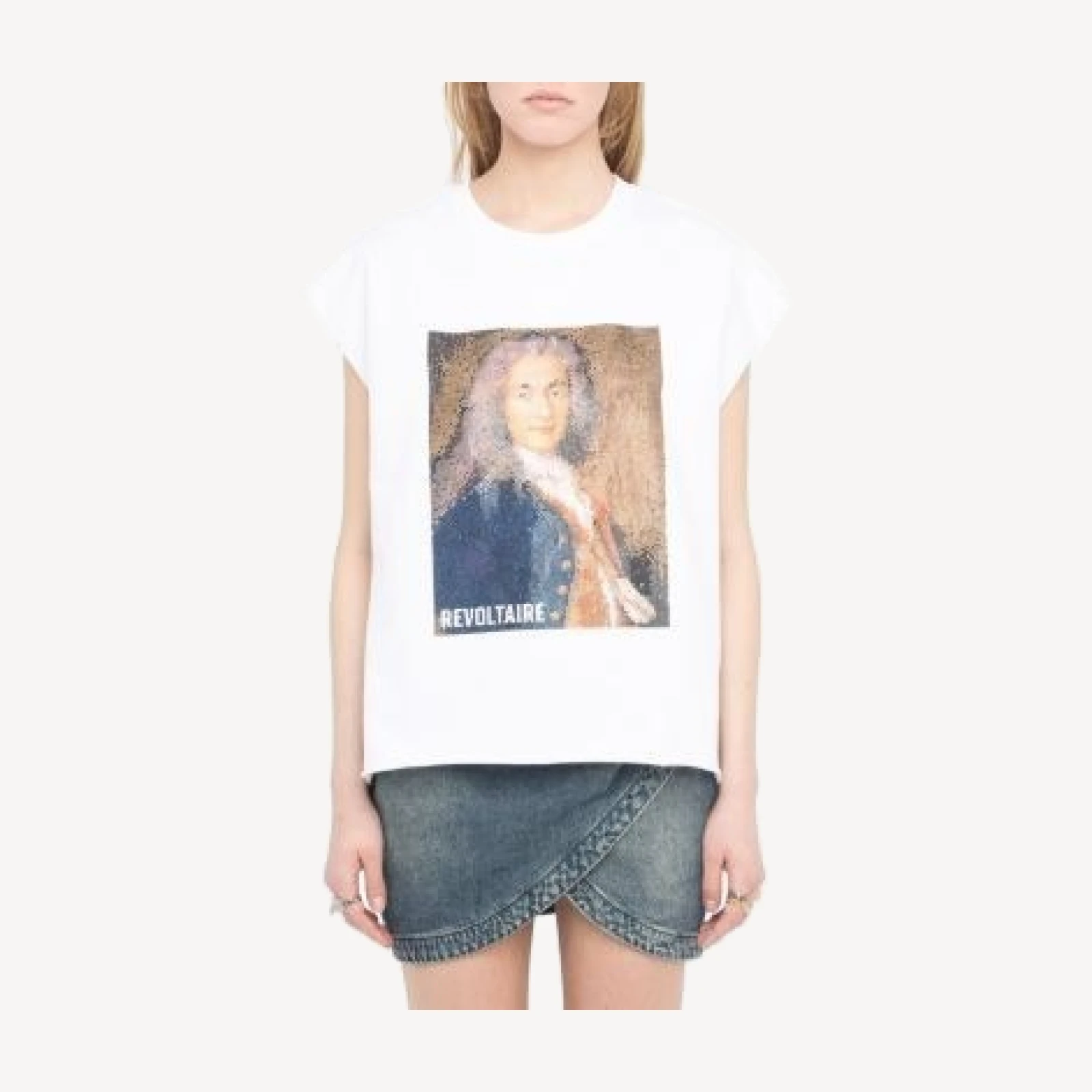 Zadig & Voltaire Cloex Voltaire Embellished Tee