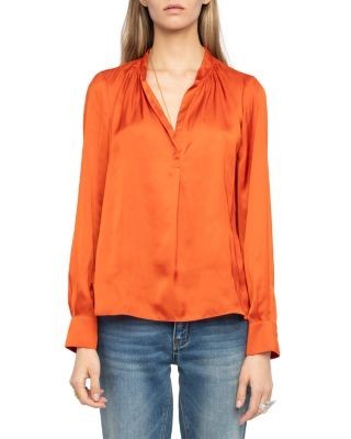 Zadig & Voltaire Tink Satin Blouse
