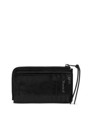 Zadig & Voltaire Zv Studded Vintage Patent Leather Card Holder