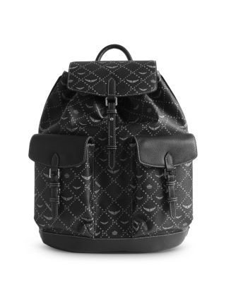 Zadig & Voltaire Medium Monogram Coated Canvas Backpack