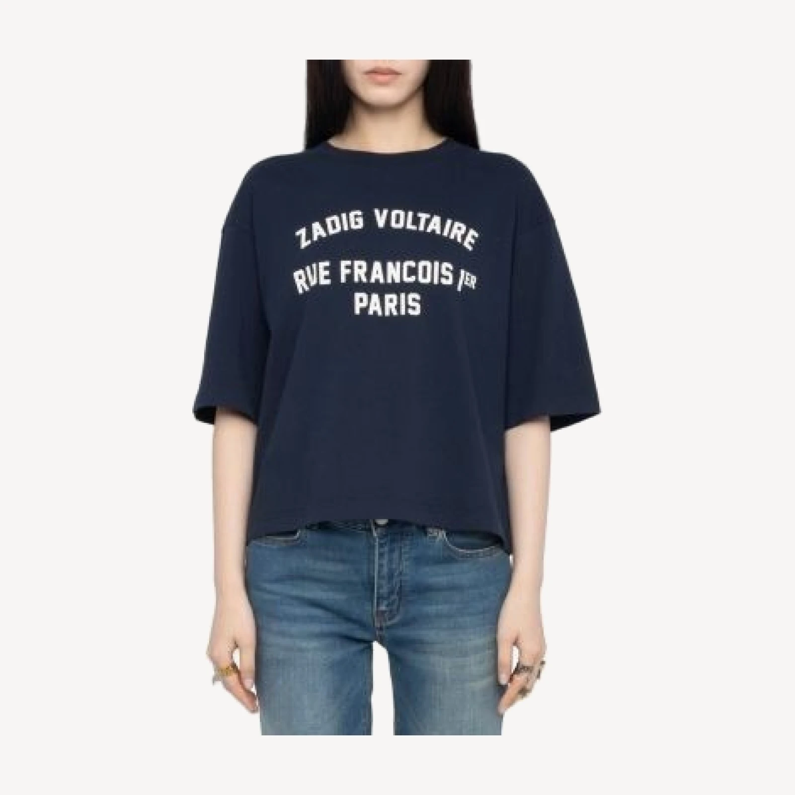 Zadig & Voltaire Taida Rue Francois Street Graphic Tee