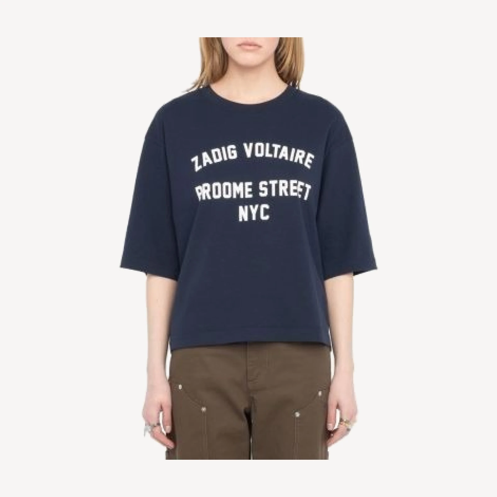 Zadig & Voltaire Taida Broome Street Graphic Cotton Tee