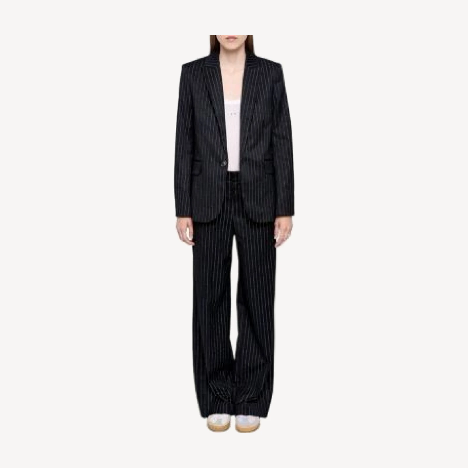 Zadig & Voltaire Valser Taill Pinstripe Blazer