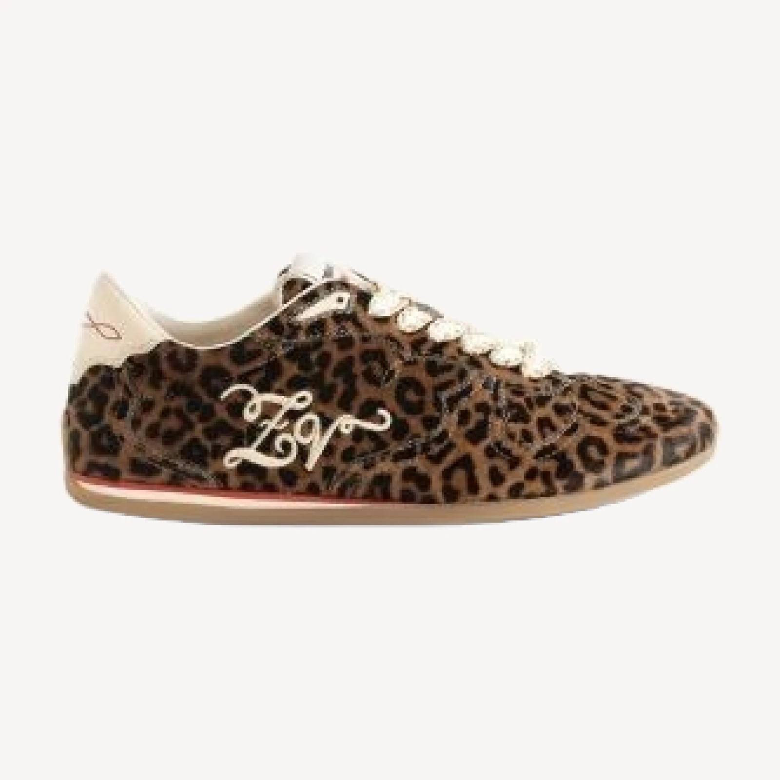 Zadig & Voltaire Women's Zv Dance Leopard Calf Hair Sneakers