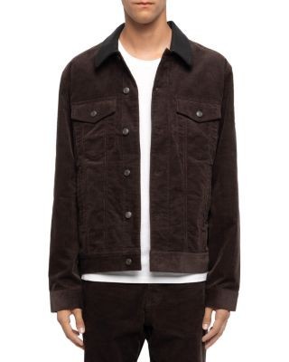 Zadig & Voltaire Bases Cotton Blend Corduroy Pocket Jacket