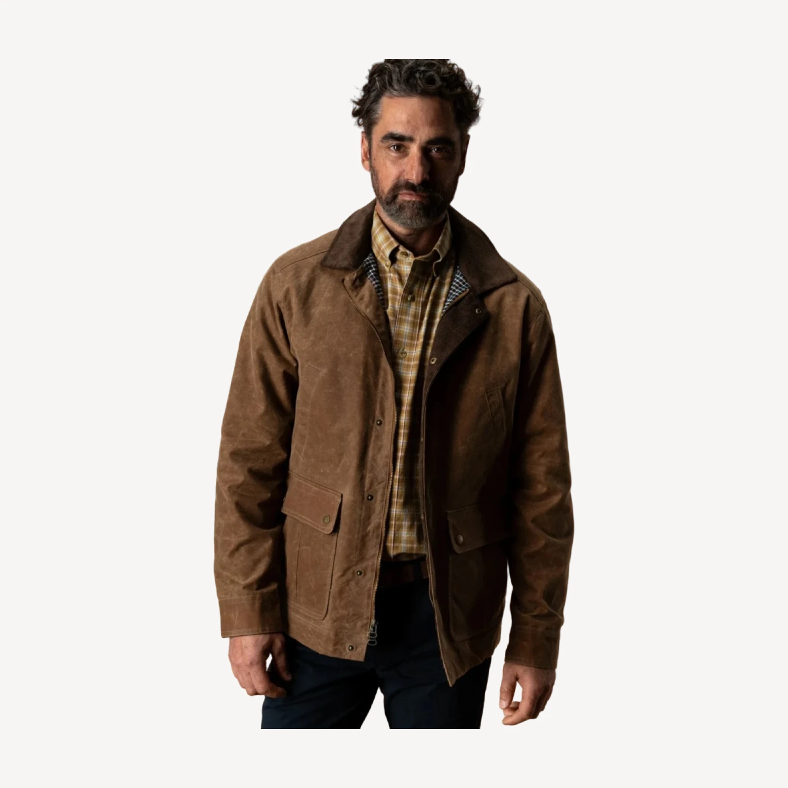 Waxed Duck Canvas Jacket - Buckskin