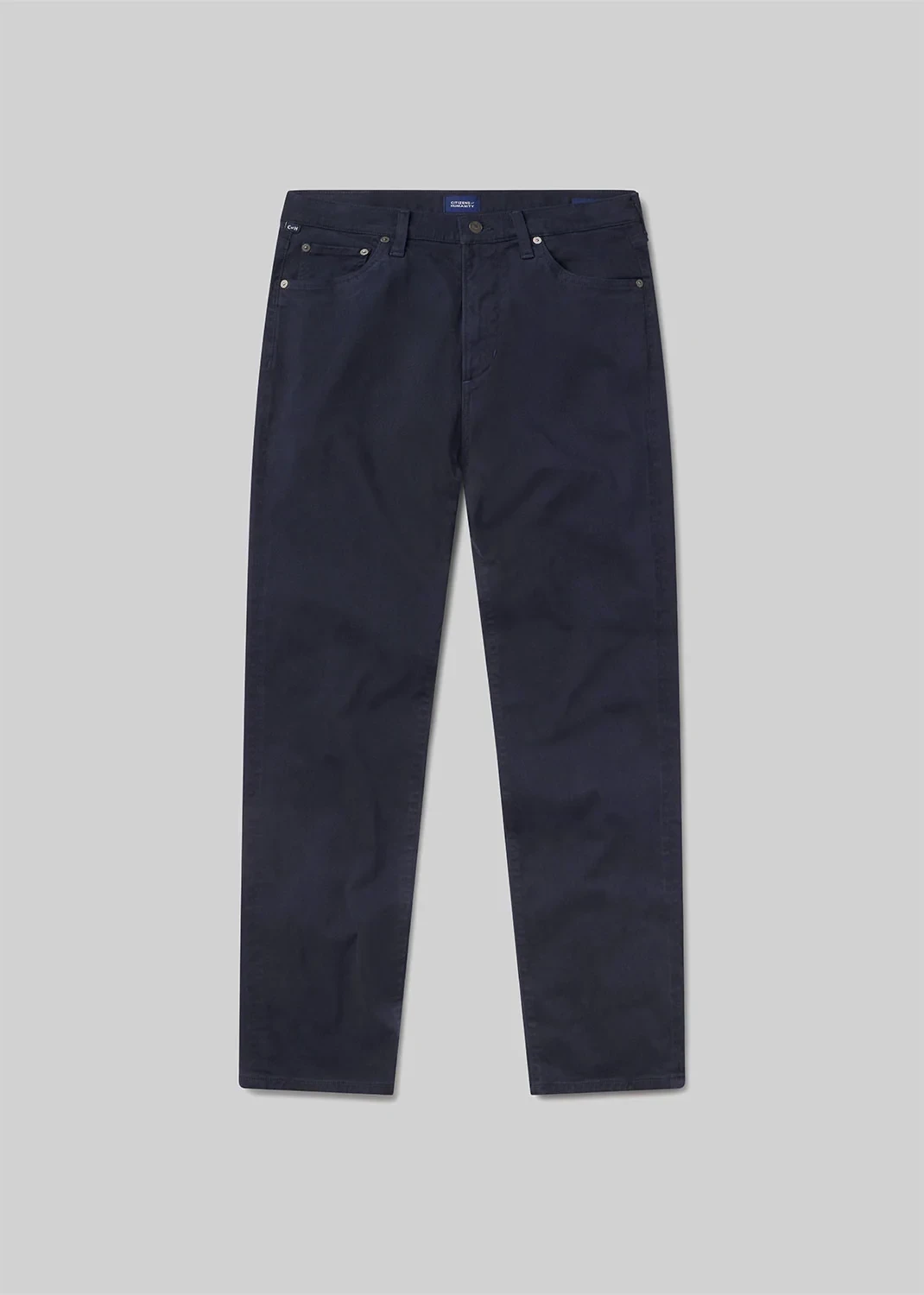 Elijah Straight Cashmere Touch Twill in Navy