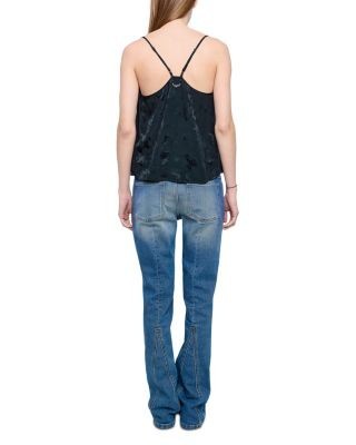Zadig & Voltaire Cespa Jacquard Horses Silk Camisole