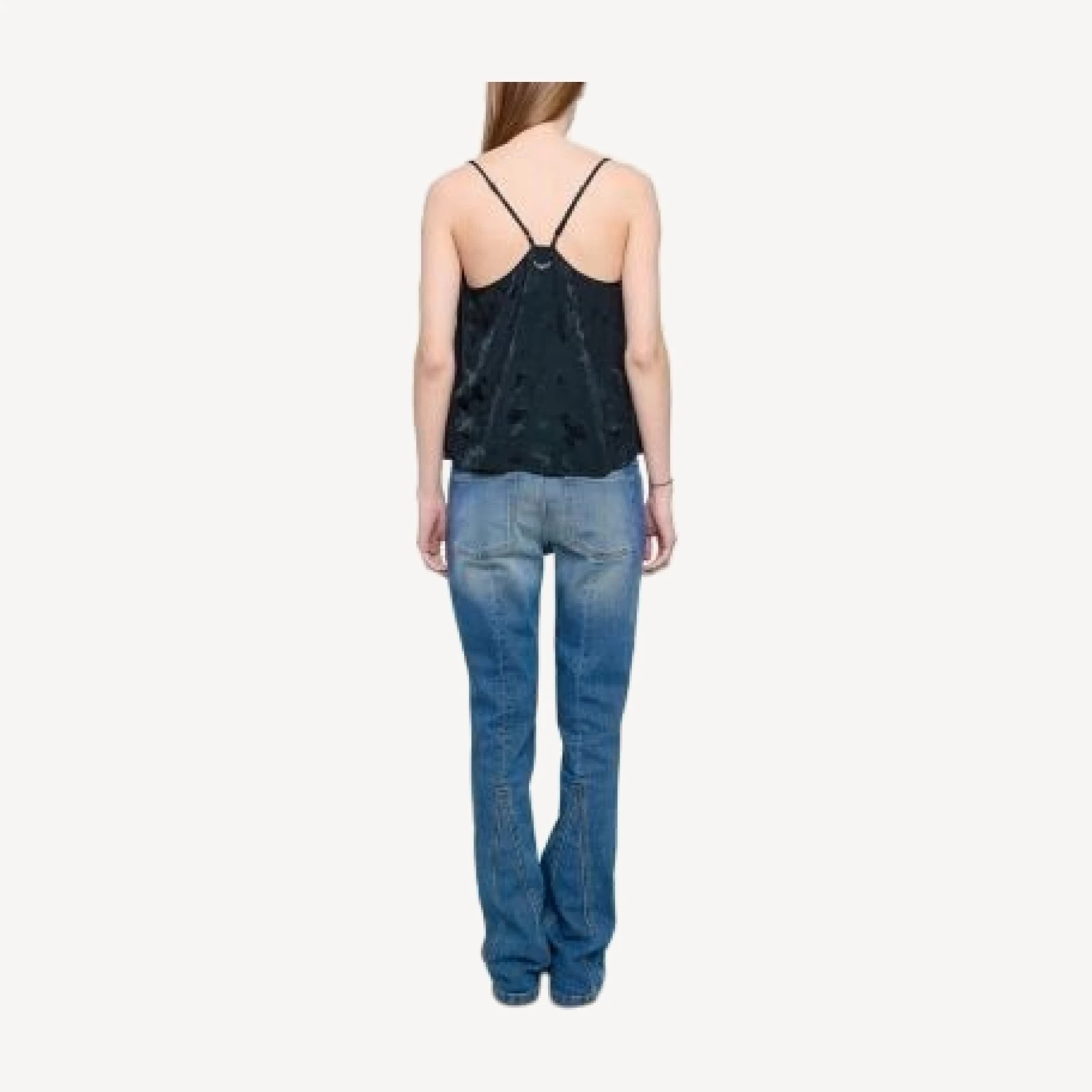 Zadig & Voltaire Cespa Jacquard Horses Silk Camisole
