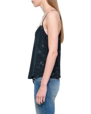 Zadig & Voltaire Cespa Jacquard Horses Silk Camisole