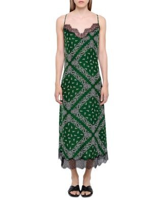 Zadig & Voltaire Respa Bandana Print Silk Dress