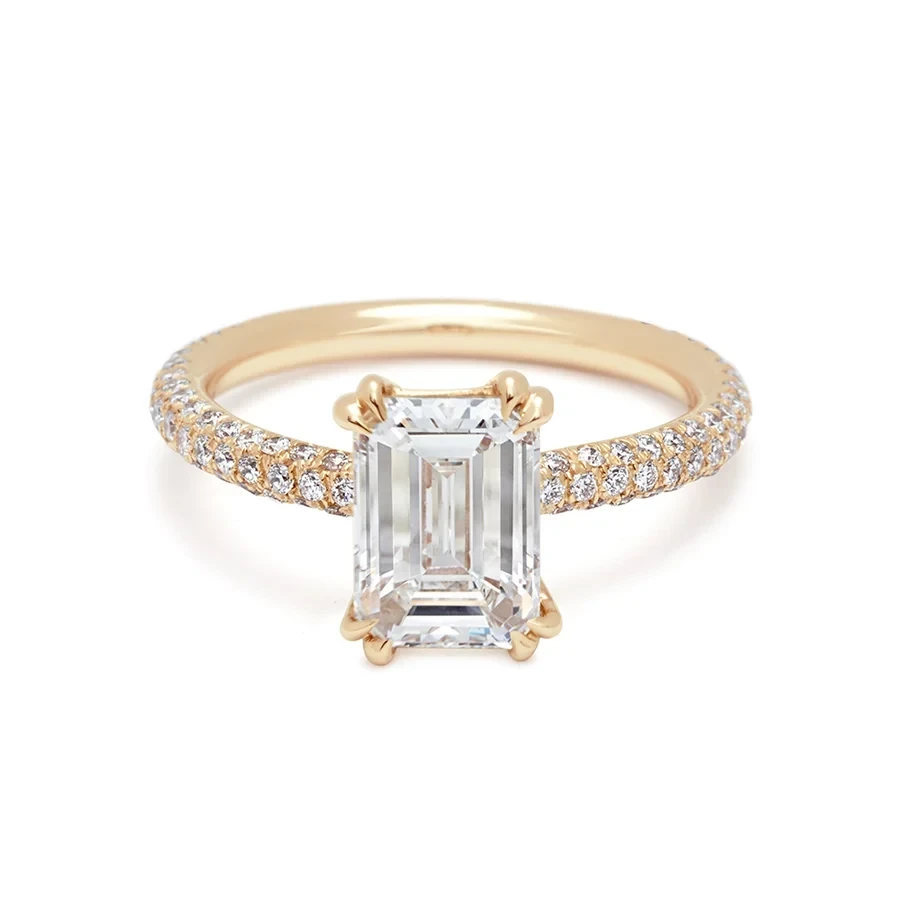 Eleonore Tria Ring - Yellow Gold & White Diamond (2.01ct)