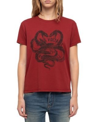 Zadig & Voltaire Walk Cotton Graphic Print Tee