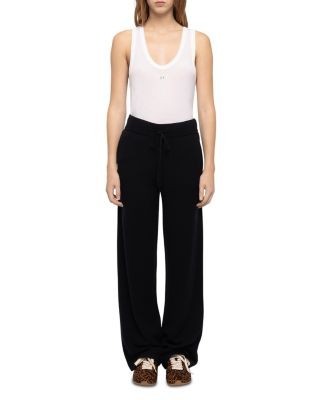 Zadig & Voltaire Parraz Lc Zv Wool & Cashmere Drawstring Pants