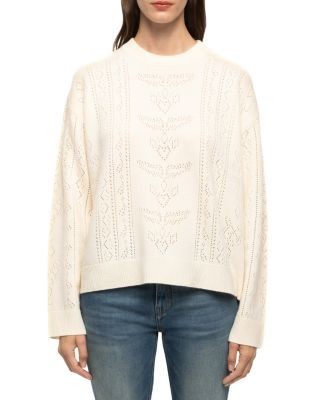 Zadig & Voltaire Markuz Wool & Cashmere Pointelle Sweater