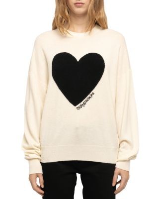 Zadig & Voltaire Soulo Wool & Cashmere Heart Sweater