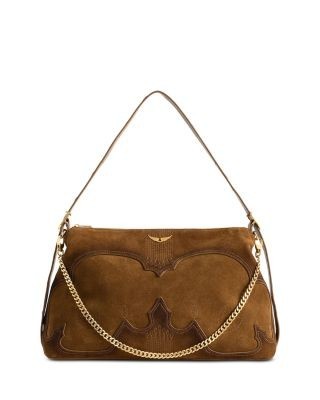 Zadig & Voltaire Jim Western Suede Shoulder Bag