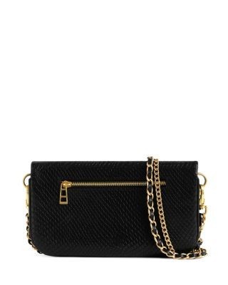Zadig & Voltaire Rock Soft Wild Embossed Leather Clutch
