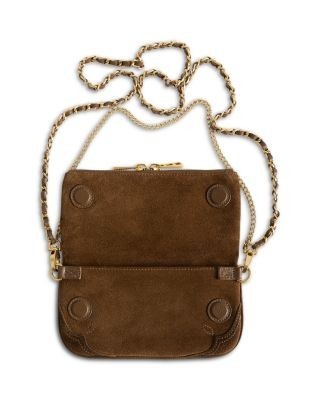 Zadig & Voltaire Rock Mini Suede Clutch