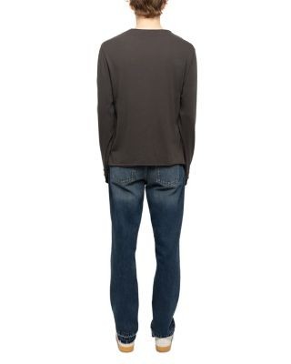 Zadig & Voltaire Monastir Five Button Cotton Henley Shirt