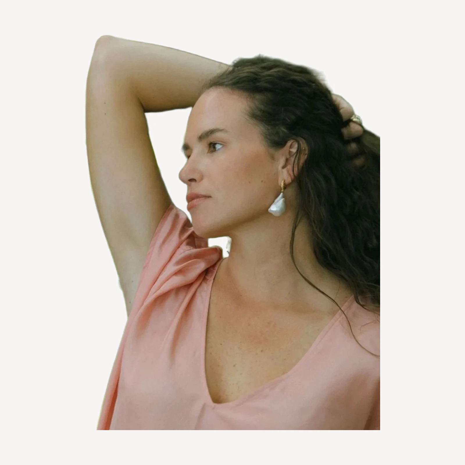 The Jaipur Drop Earrings w/ Hoop