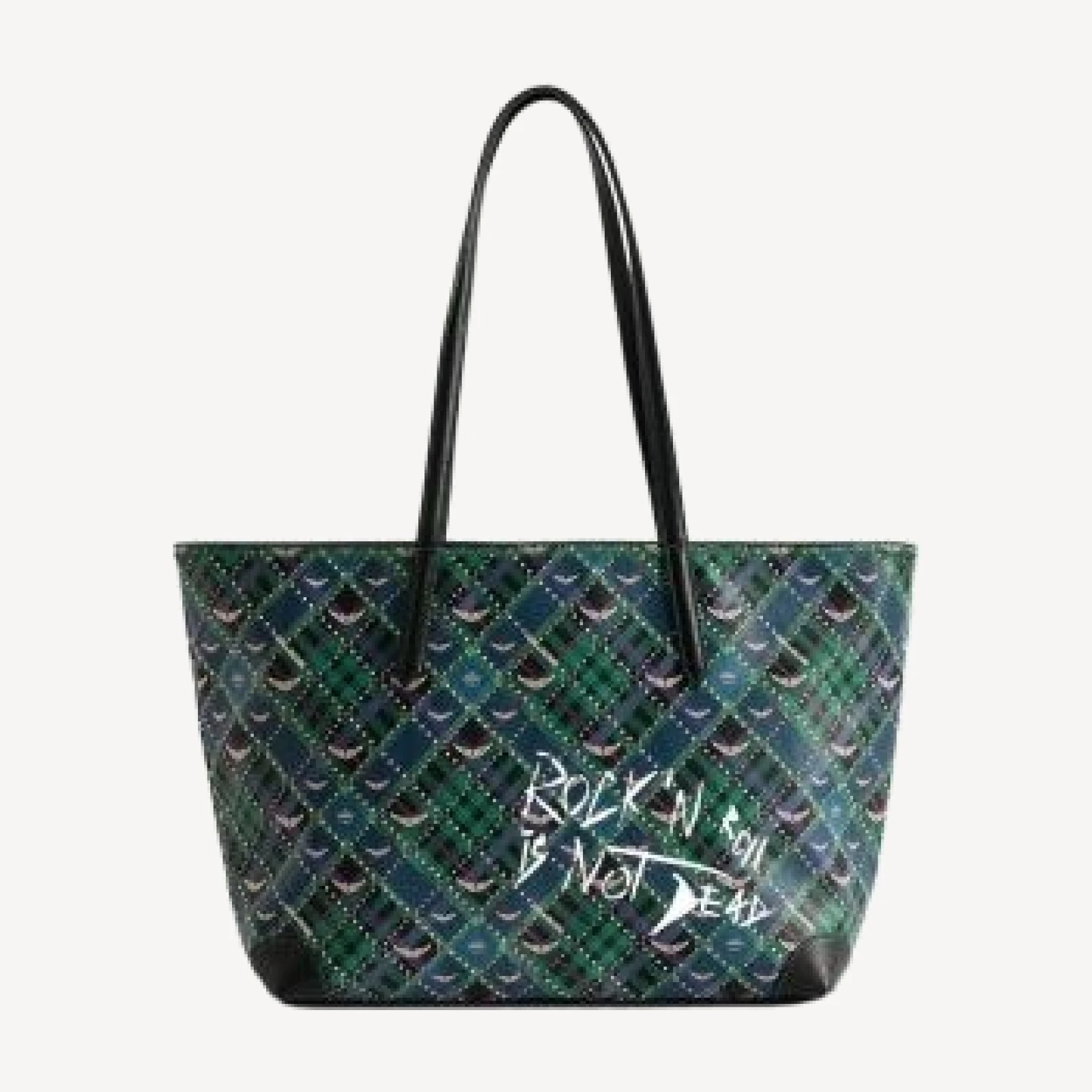 Zadig & Voltaire Z Punk Check Shopper Tote