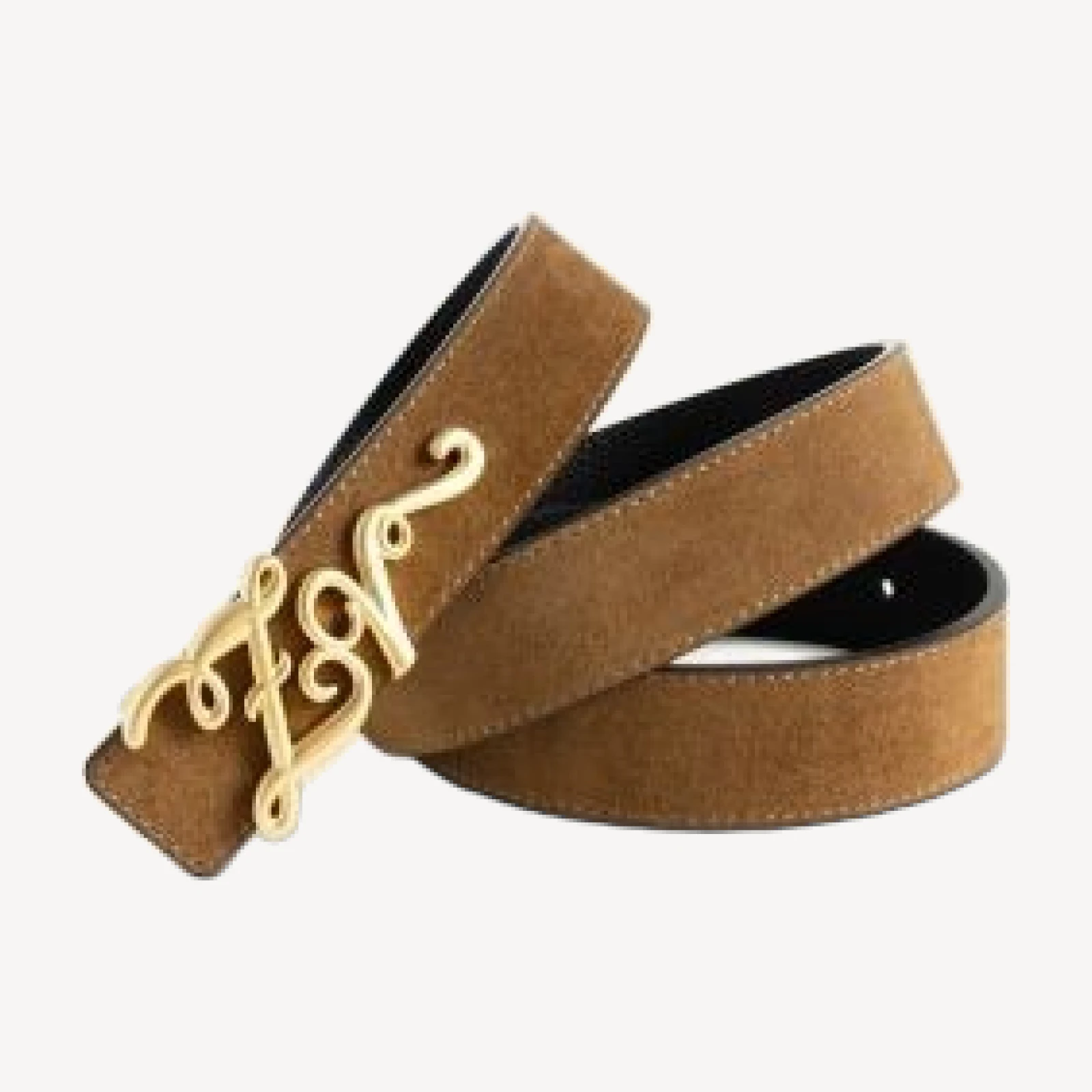Zadig & Voltaire Women's Zv Monogram Reversible Leather Belt