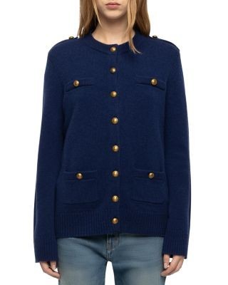 Zadig & Voltaire Lucyla Wool & Cashmere Four Pocket Cardigan