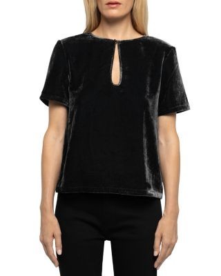 Zadig & Voltaire Tchai Velvet Top