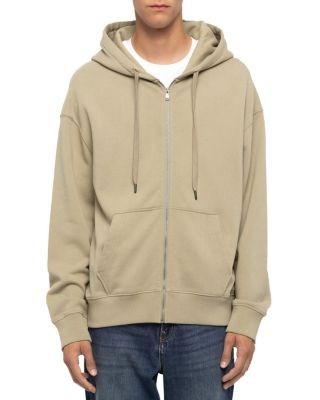 Zadig & Voltaire Sweelo Cotton Skull Zip Drawstring Hoodie