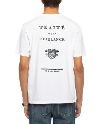 Zadig & Voltaire Tommy Zv Cotton Logo Crewneck T-Shirt
