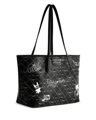 Zadig & Voltaire Z Monogram Tag Shopper Tote