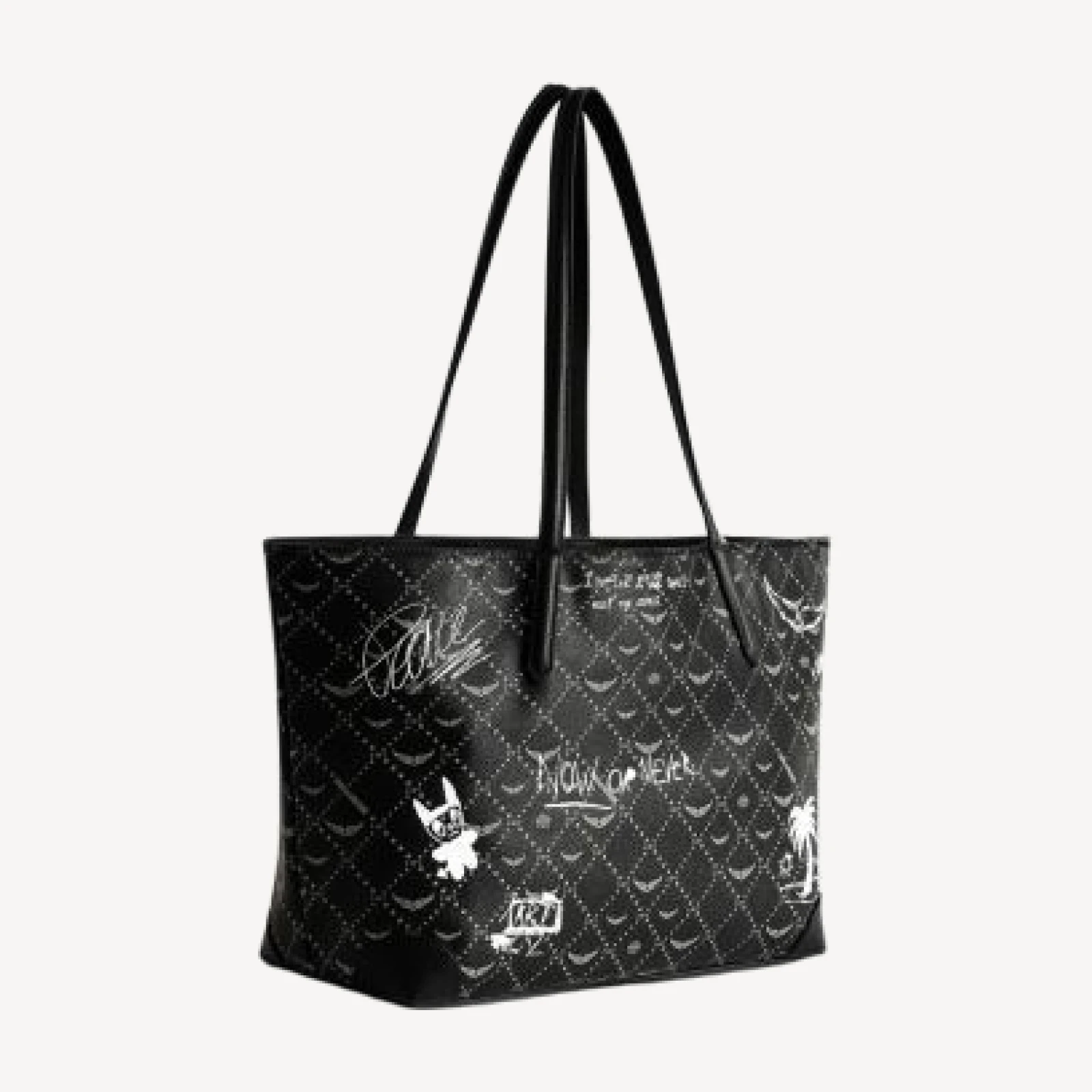 Zadig & Voltaire Z Monogram Tag Shopper Tote