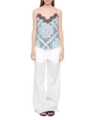 Zadig & Voltaire Cespa Soft Bandana Camisole Top