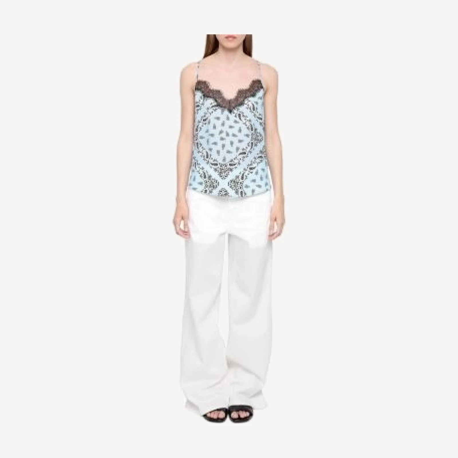 Zadig & Voltaire Cespa Soft Bandana Camisole Top